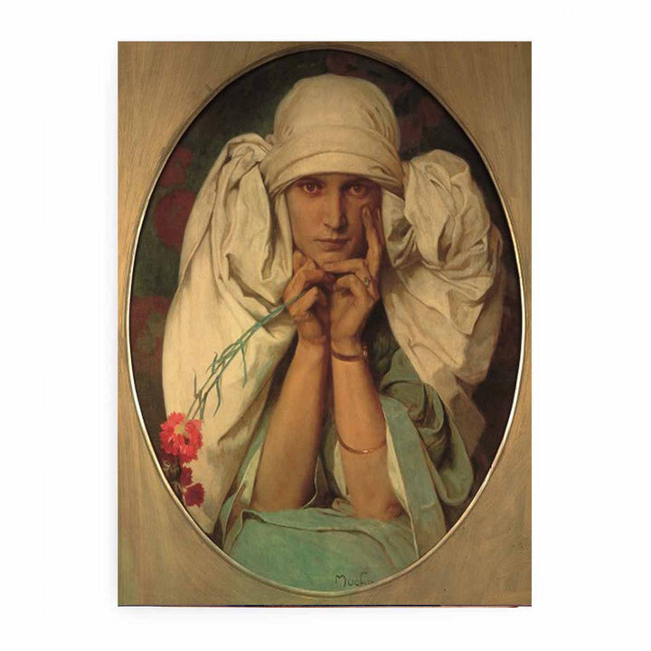 Portrait of Mucha's Daughter, Jaroslava