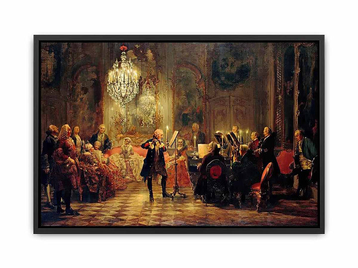 The Flute Concert  Painting