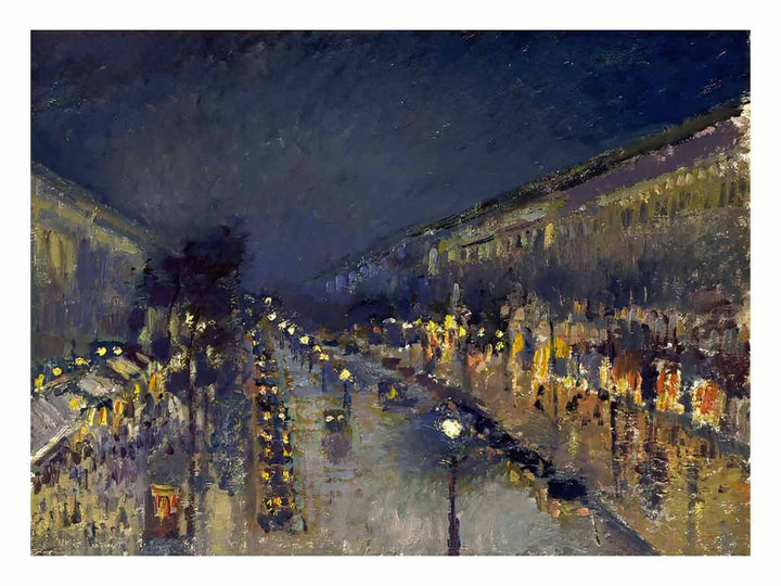 Boulevard Montmartre; Night Effect
