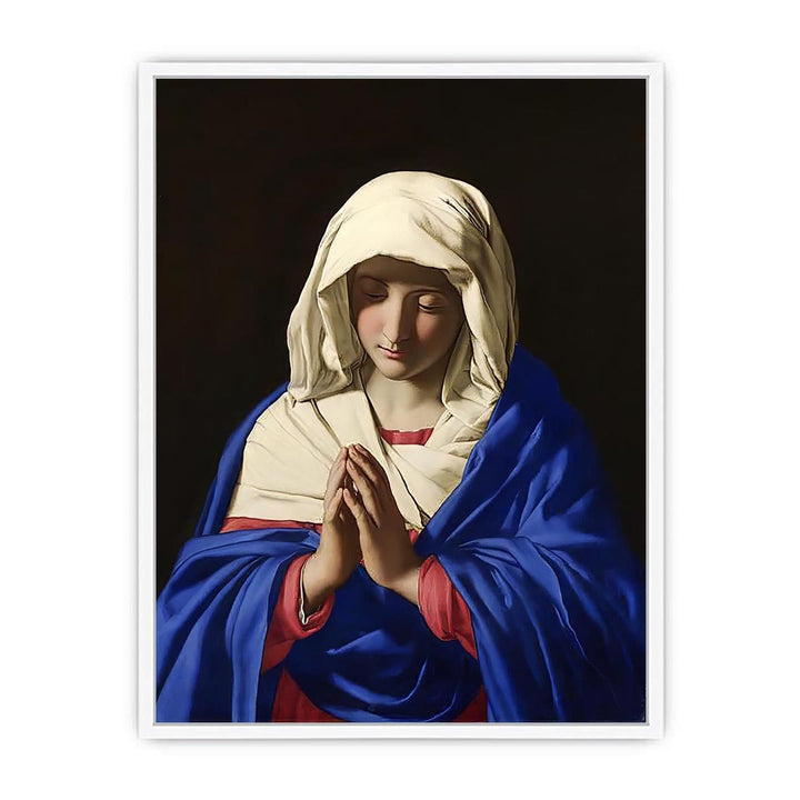 The Virgin in Prayer 1640-50 Framed Print