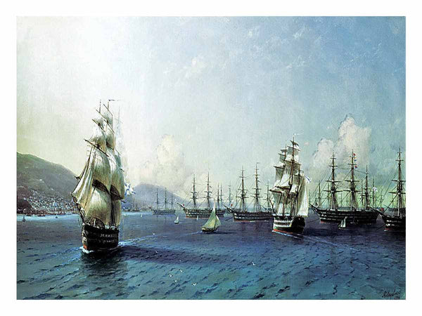 Black Sea Fleet in the Bay of Theodosia, just before the Crimean War