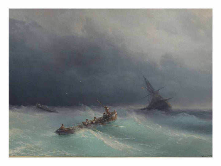 Storm at sea