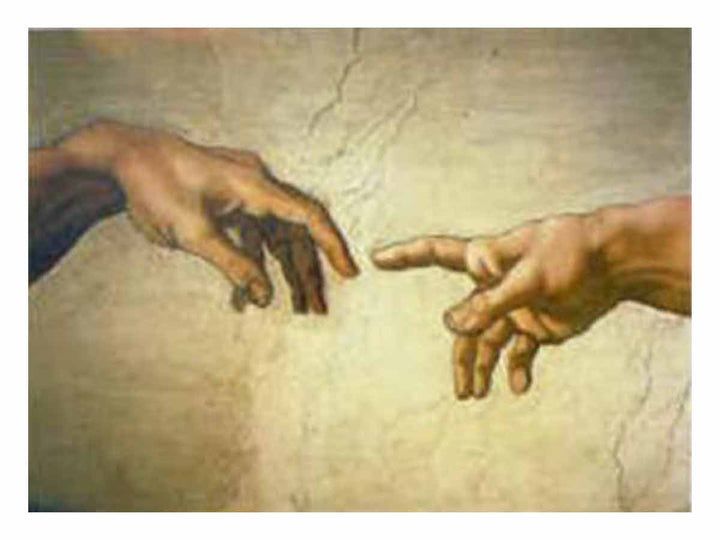 Creation of Adam Hands only
