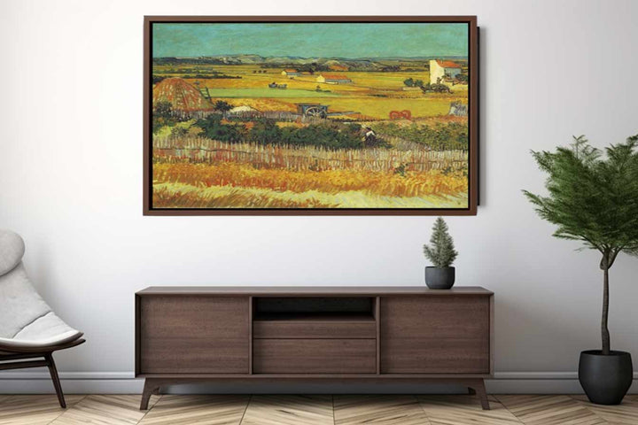 Harvest  Painting By Van Gogh Art Print.