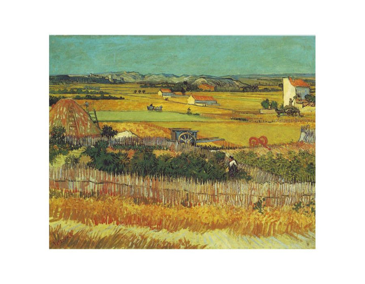 Harvest  Painting By Van Gogh Art Print.