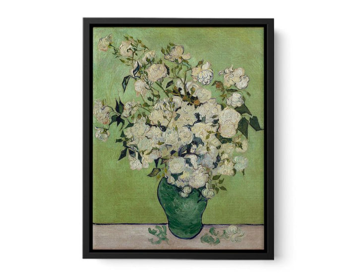 Vase Of Roses By Van Gogh  Painting