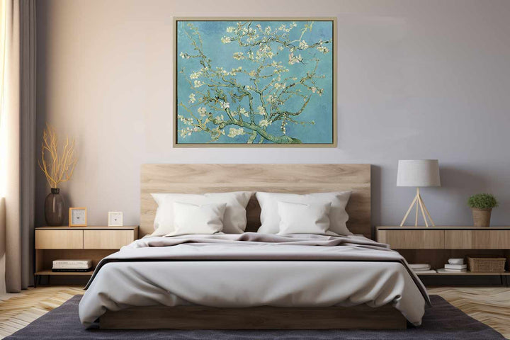 Blossoming Almond Tree Painting Art Print