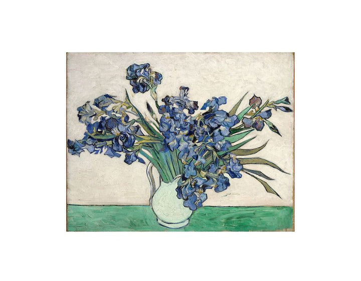 Irises In Vase Painting By Van Gogh 