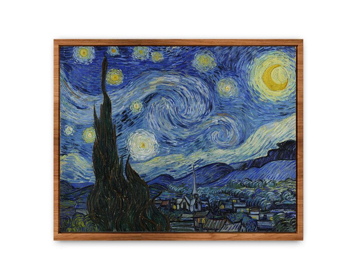 Starry Night Painting framed Print