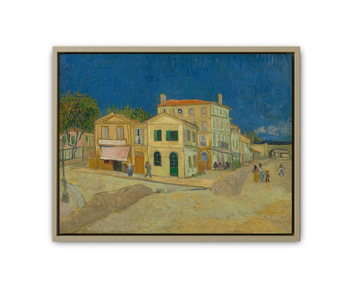 The Yellow House By Van Gogh framed Print