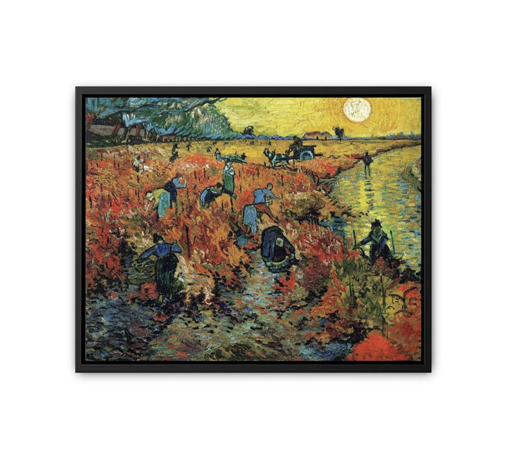 The Red Vineyard / Red Vineyard at Arles (Montmajour)  canvas Print