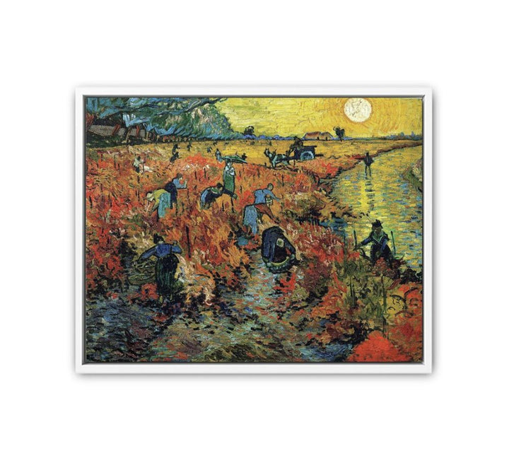 The Red Vineyard / Red Vineyard at Arles (Montmajour)  Painting