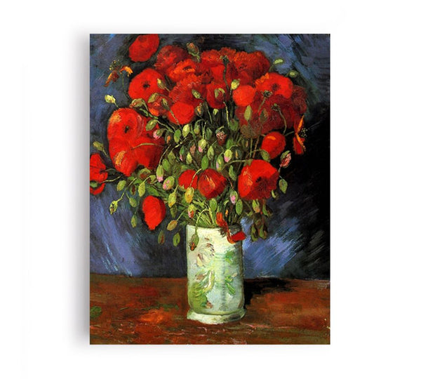 Vase with Red Poppies
