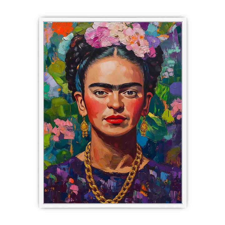 Frida Kahlo Portrait Framed Print