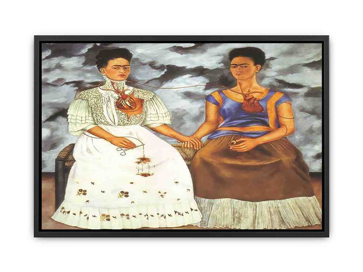 The Two Fridas  Painting