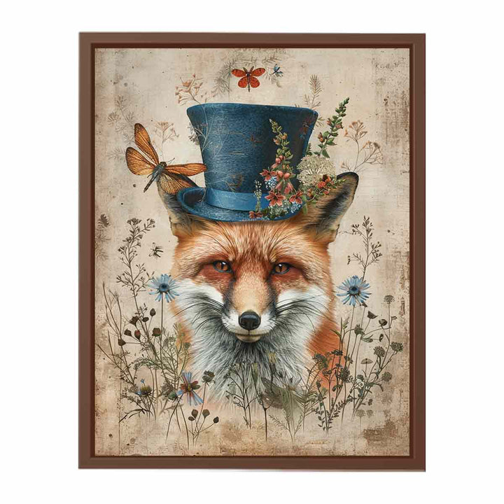 Whimsical Fox Painting