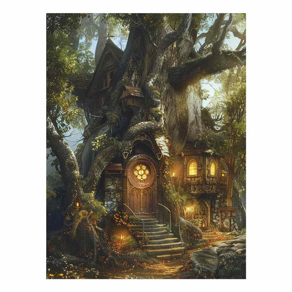 Tree Castle Art Print