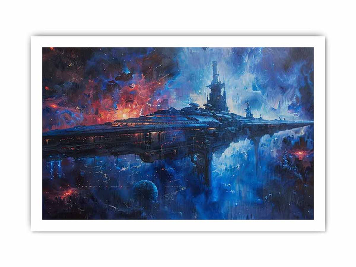 Sci-fi 2 framed Print