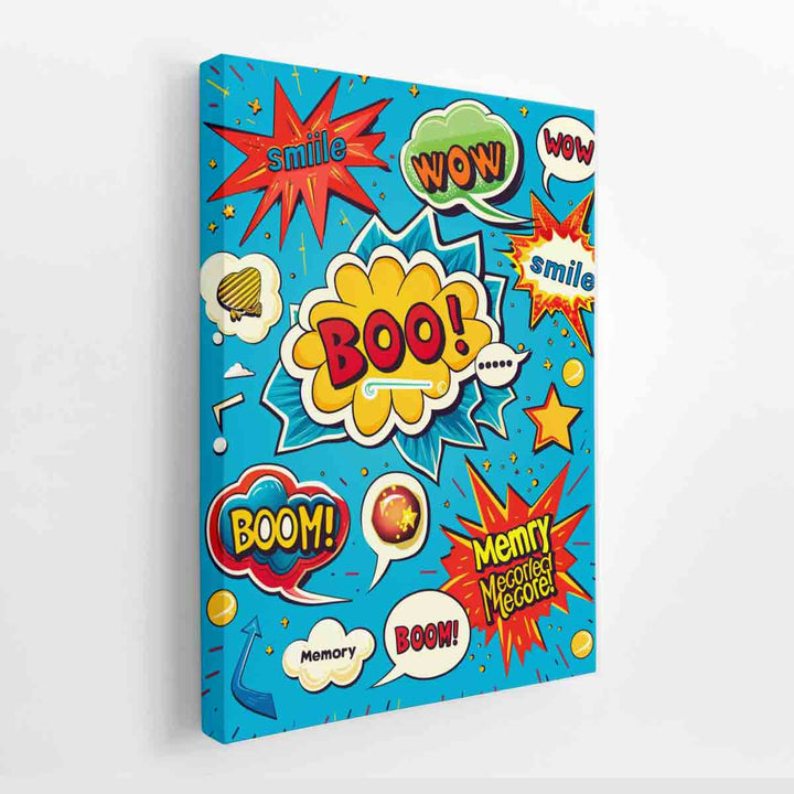 Boom Graphics Pop Art canvas Print