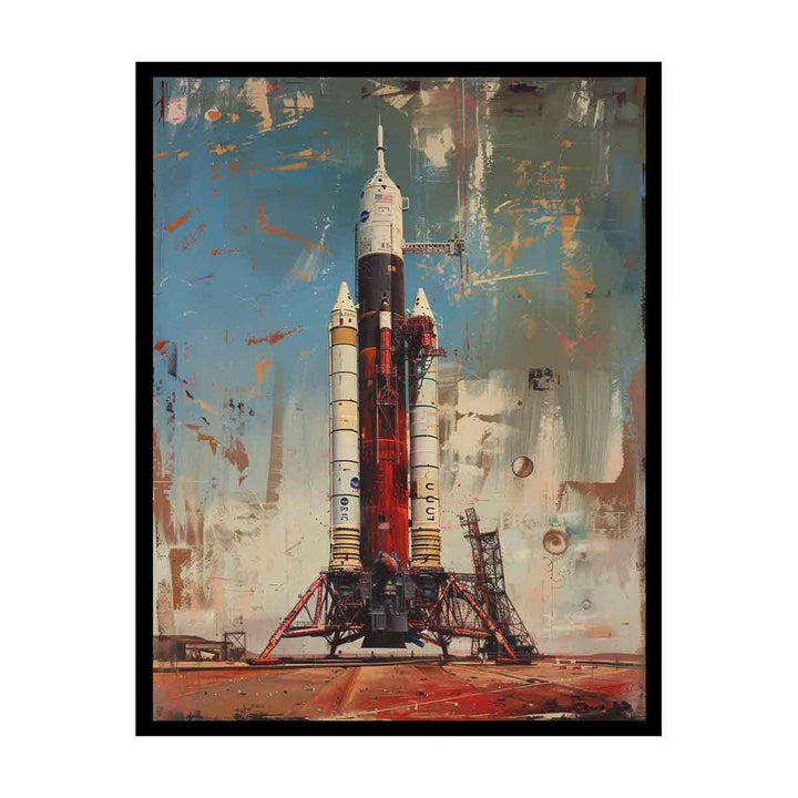 Vinatge Apollo Spaecraft  canvas Print