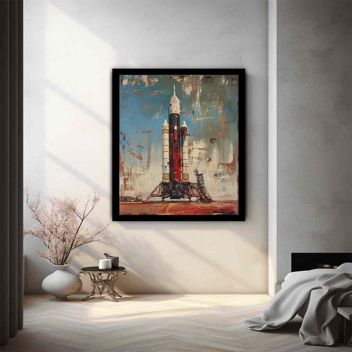 Vinatge Apollo Spaecraft  Art Print