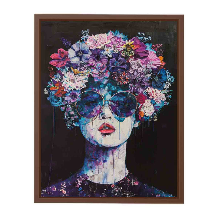 Floral Head Painting