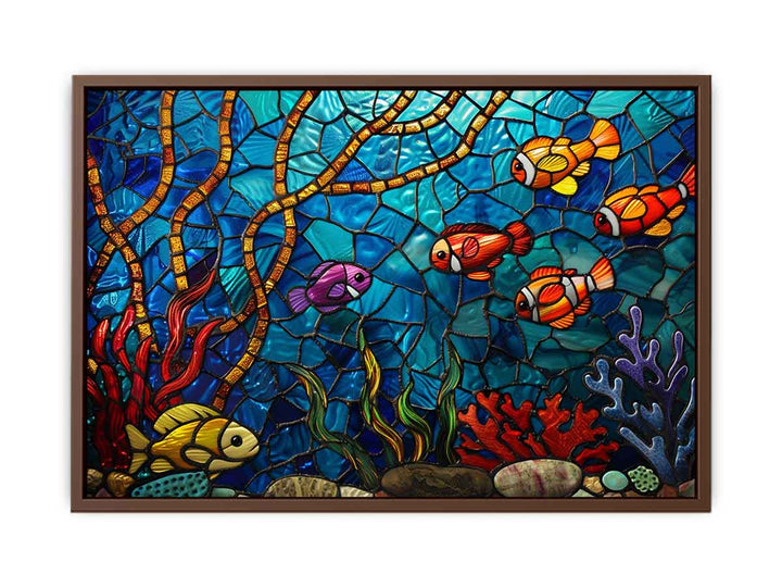 Fish in Ocean Painting