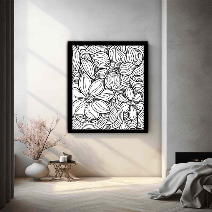 Color Me Flower Art Print