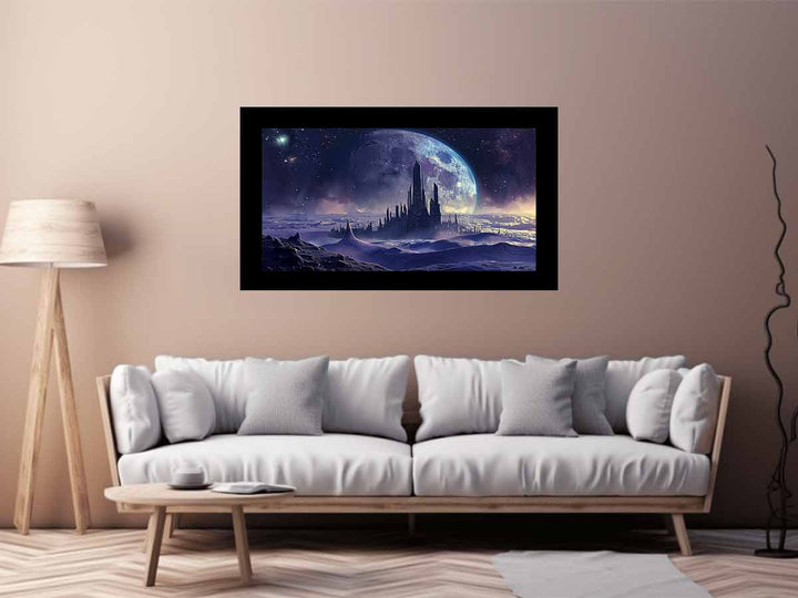 Moon City Art Print