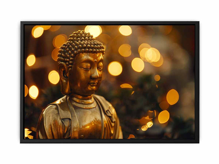 Buddha Gold canvas Print