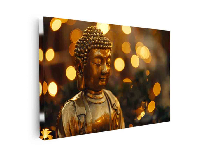 Buddha Gold canvas Print