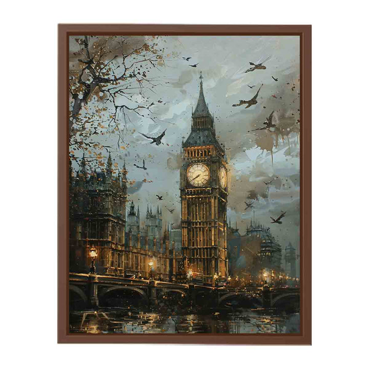 London Clock Painting