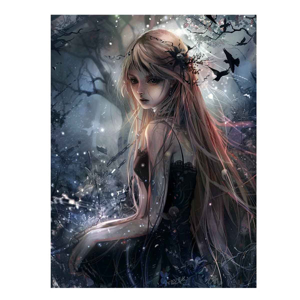 Anime Girl Poster Art Print