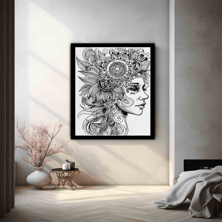 Color Me Woman Art Print