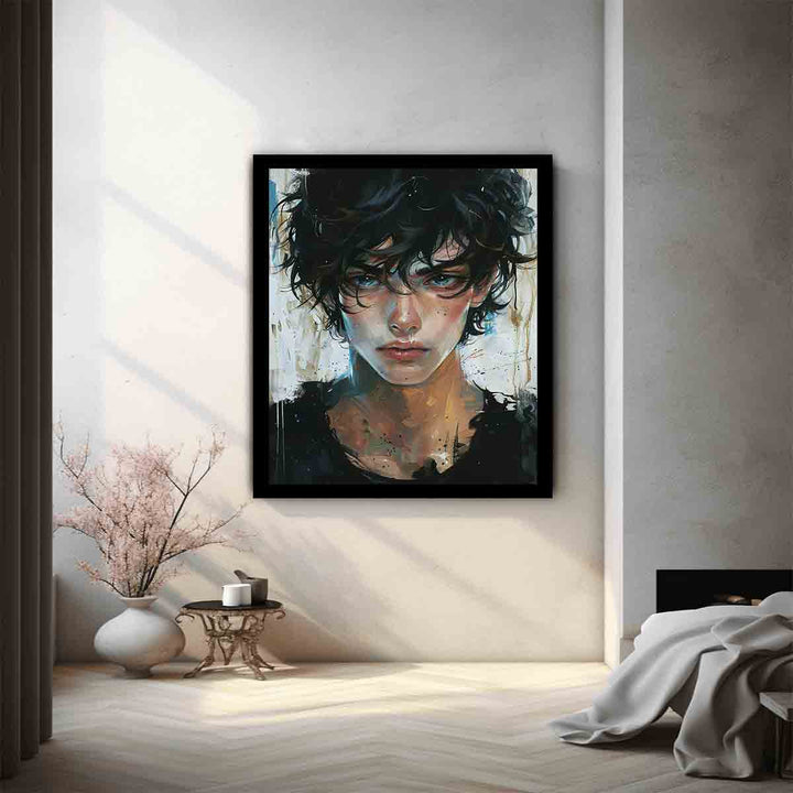 Young Man Portrait Art Print