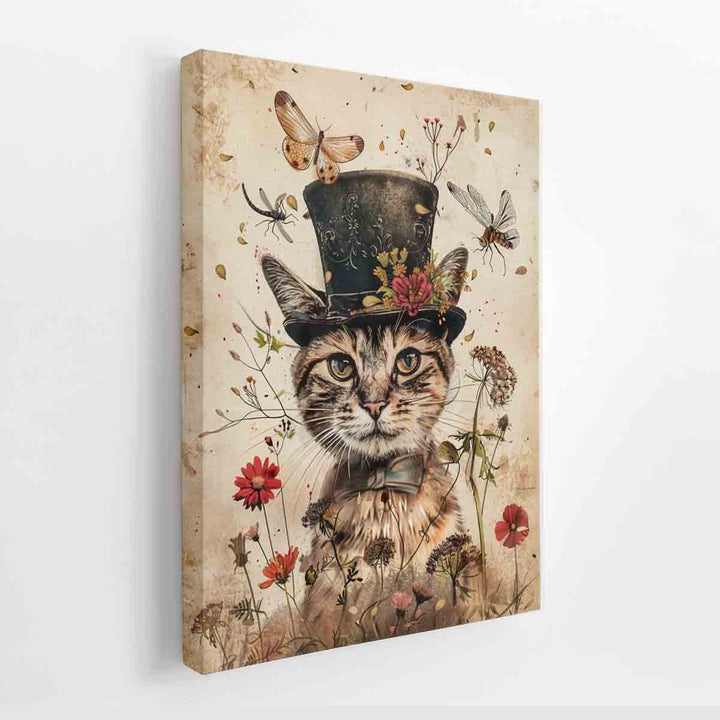 Whimsical Cat canvas Print