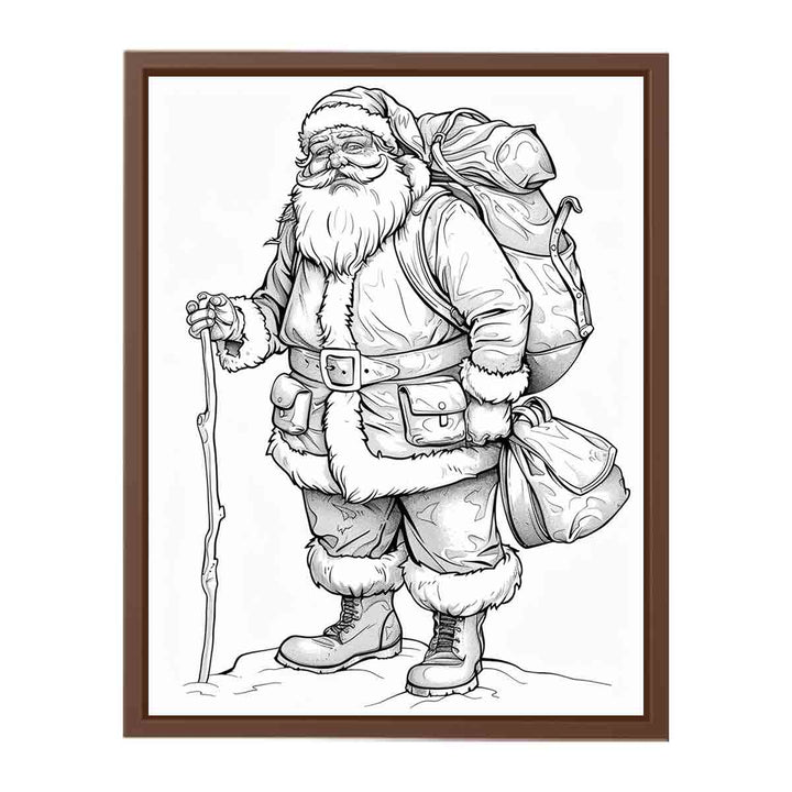 Color Me Santa Calus Painting