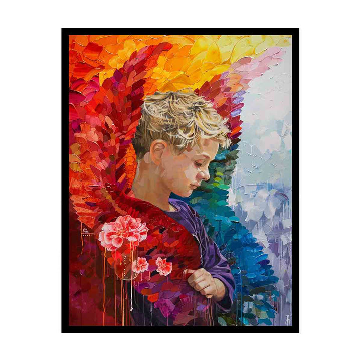 Rainbow Boy canvas Print