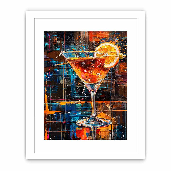 Cocktail Art-1 Print framed Print