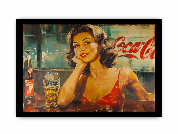 Coca Cola Art-2 framed Print