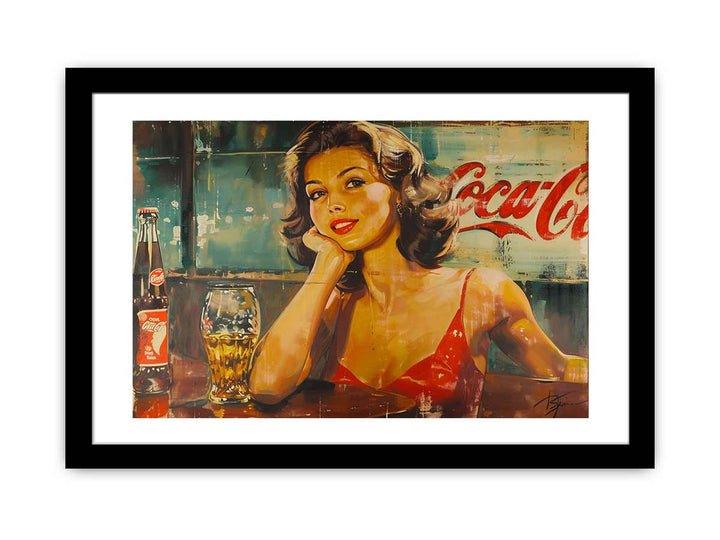 Coca Cola Art-2 framed Print