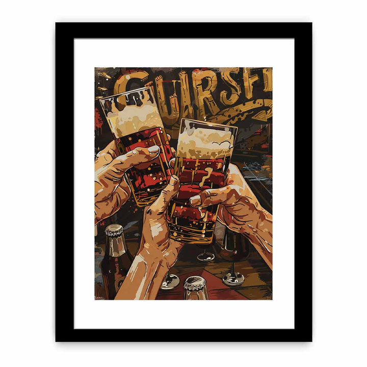 Cheers  framed Print