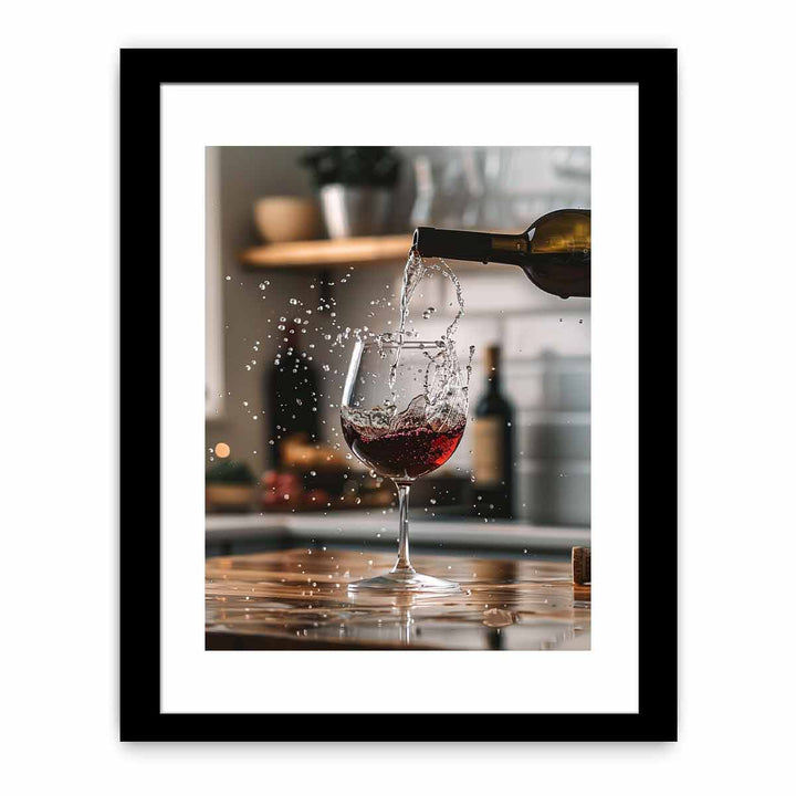 Red Wine  Art Print framed Print