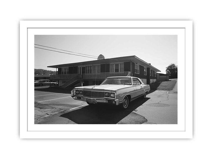 Country Motel Art framed Print