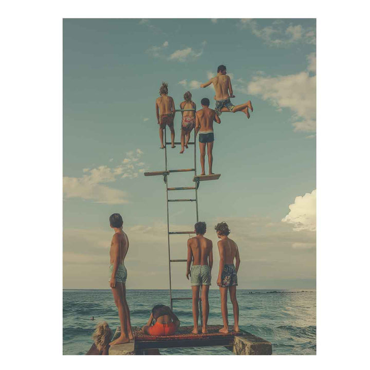 Diving Board Print Art Print