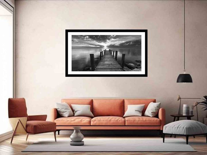 Jetty Frame print Art Print