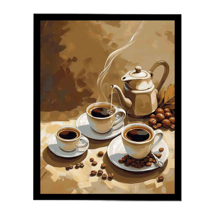 Coffee  Vinatge Art canvas Print