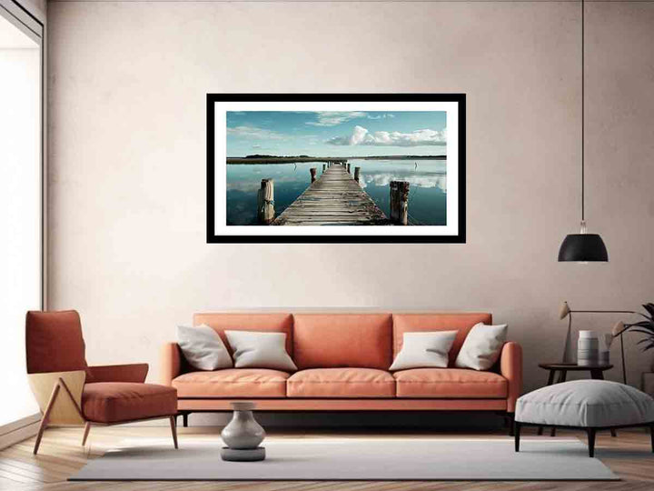 Sea Jetty Art Print