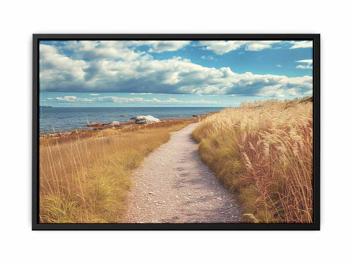 Beach Path  Print canvas Print