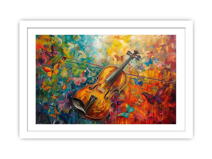 Music Art Painting framed Print